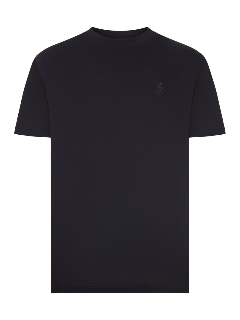 COTTON T-SHIRT WITH EMBROIDERED LOGO