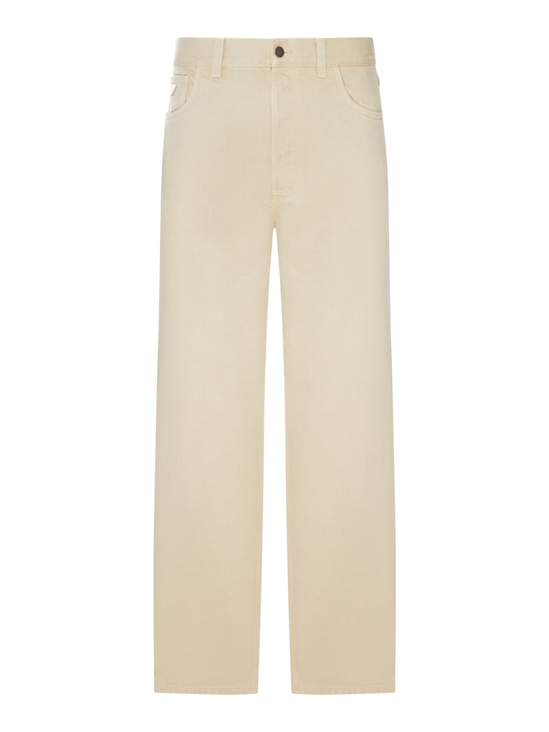 OLD DENIM FIVE-POCKET TROUSERS