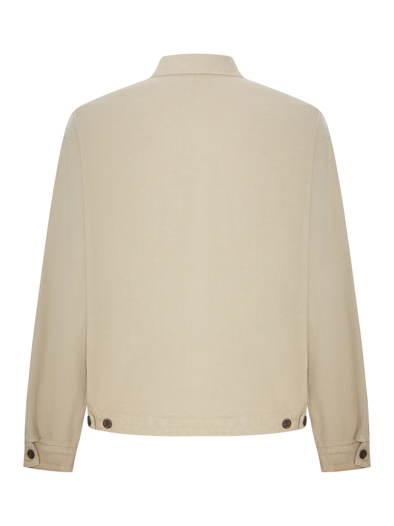 COTTON BLOUSON WITH LOGO