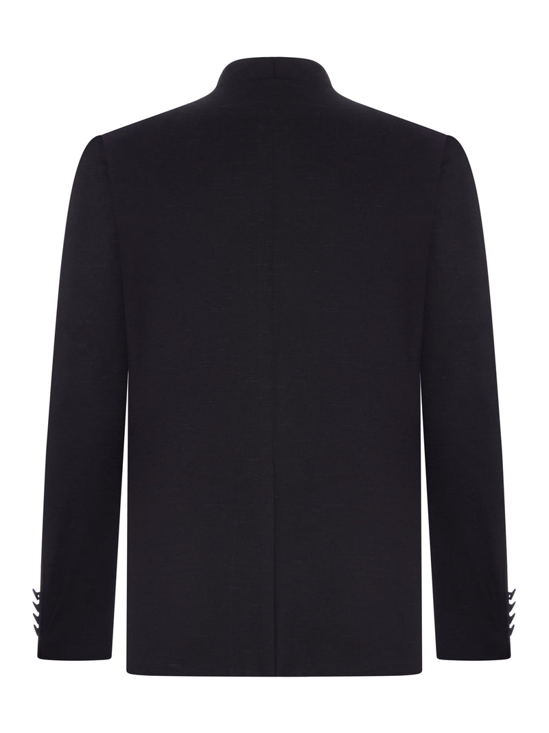 TAILORED DOUBLE-BREASTED SUIT WITH SHAWL LAPEL