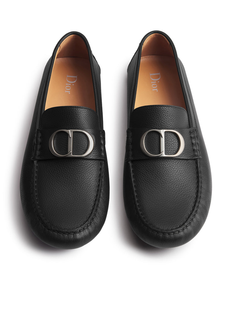 ROADIE LOAFERS IN BLACK GRAINED CALFSKIN