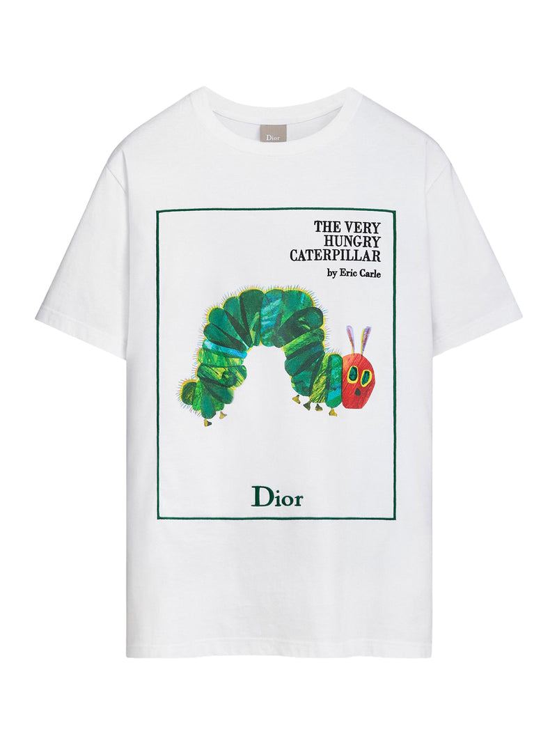 T-SHIRT WITH BOOK COVER EMBROIDERY, COMFORTABLE FIT
