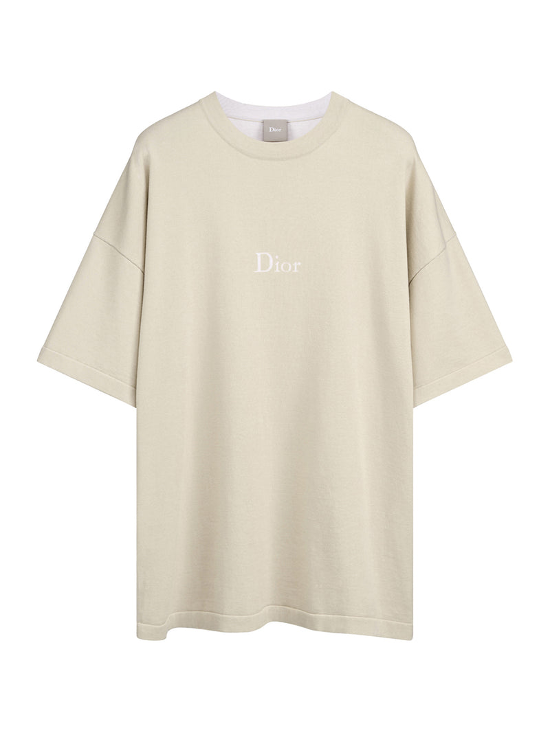 T-SHIRT WITH DIOR SIGNATURE OVERSIZED FIT