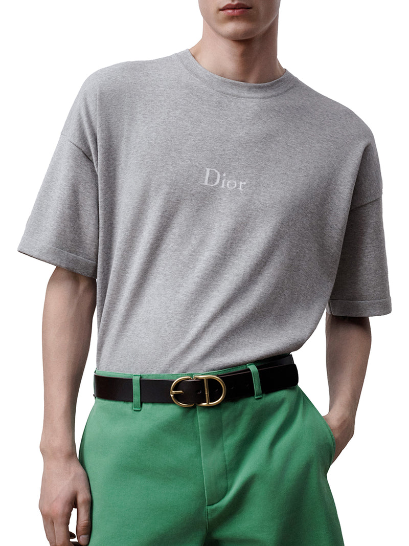 T-SHIRT WITH DIOR SIGNATURE OVERSIZED FIT