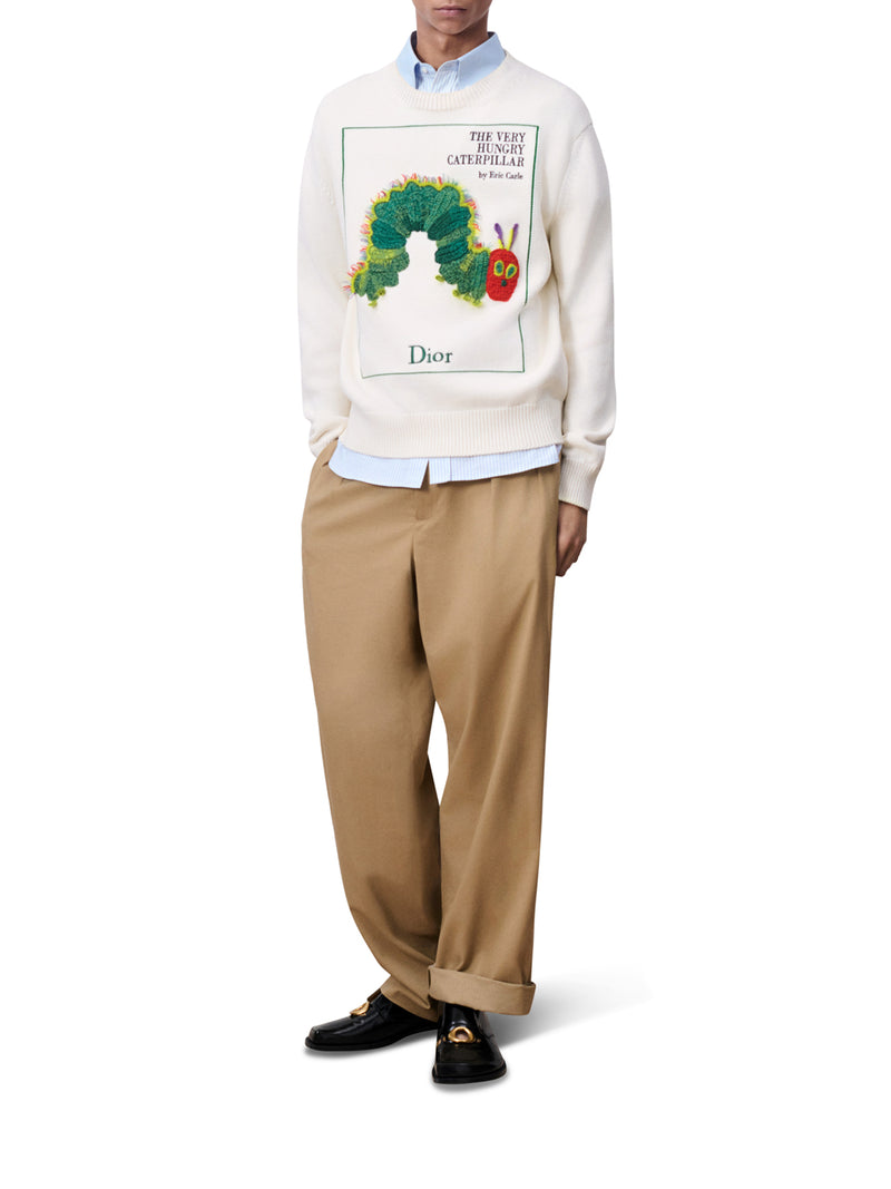 SWEATER WITH BOOK COVER EMBROIDERY