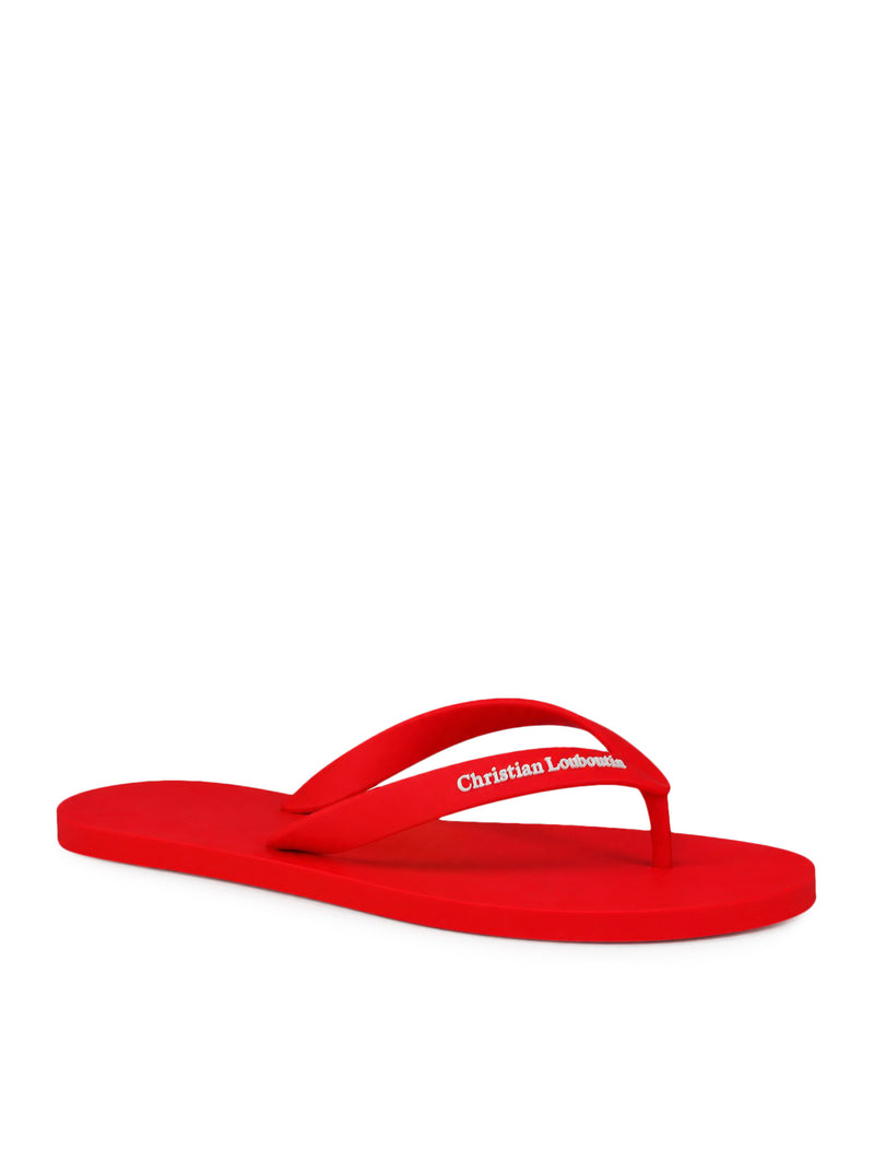 RUBBER FLIP FLOPS WITH LOGO