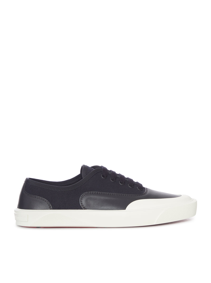 TACTICAL SKATE SNEAKERS IN CALFSKIN AND COTTON