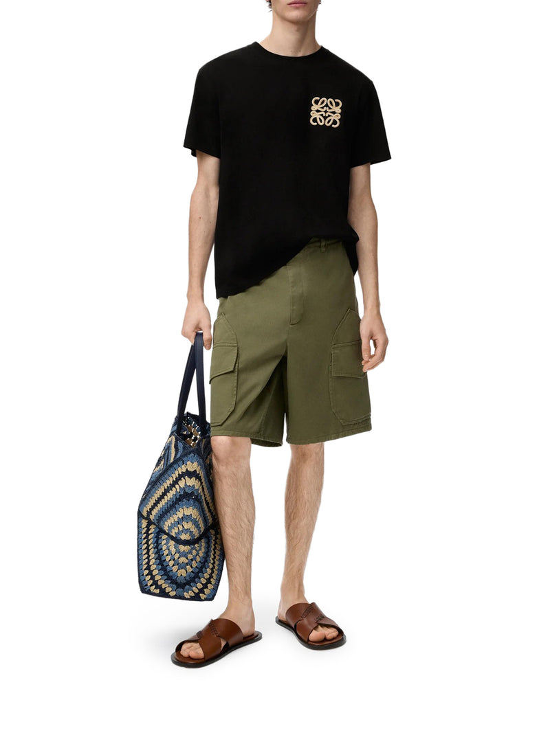 T-SHIRT WITH ANAGRAM EMBROIDERY