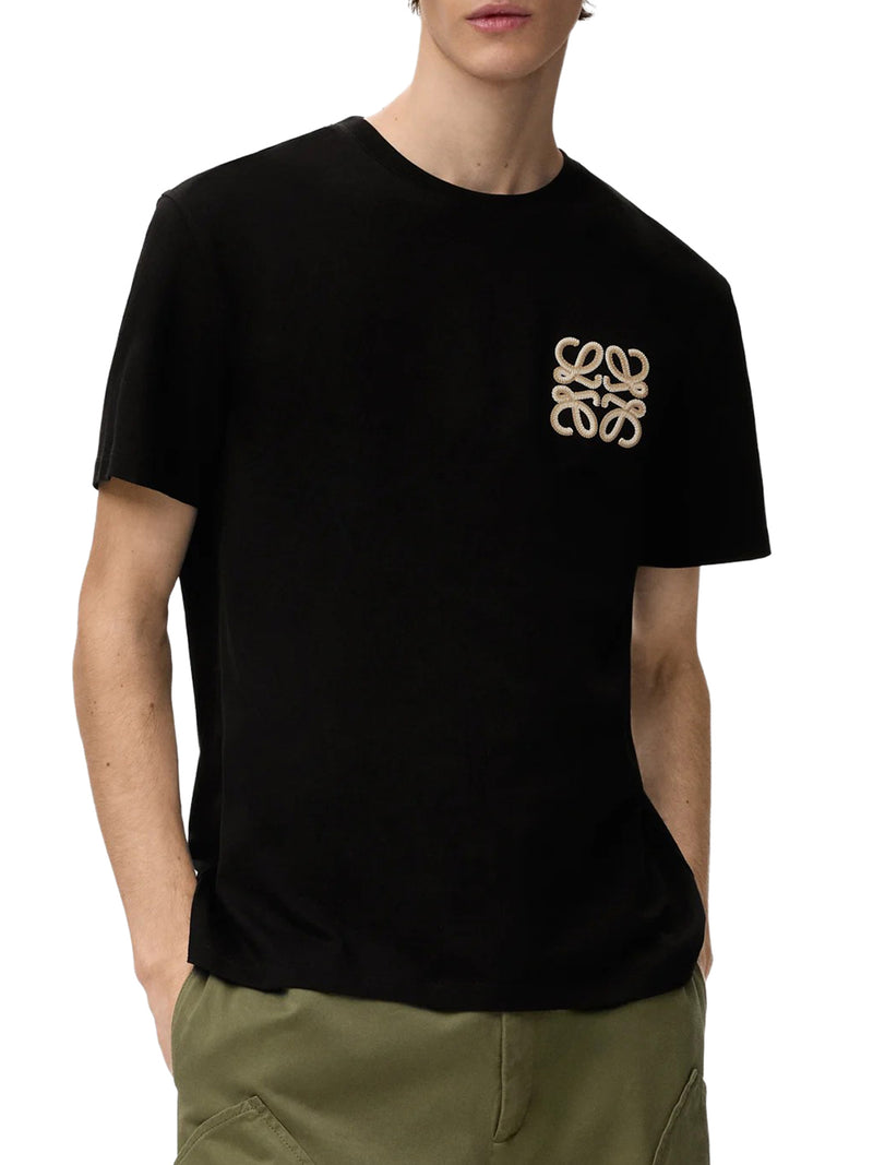 T-SHIRT WITH ANAGRAM EMBROIDERY