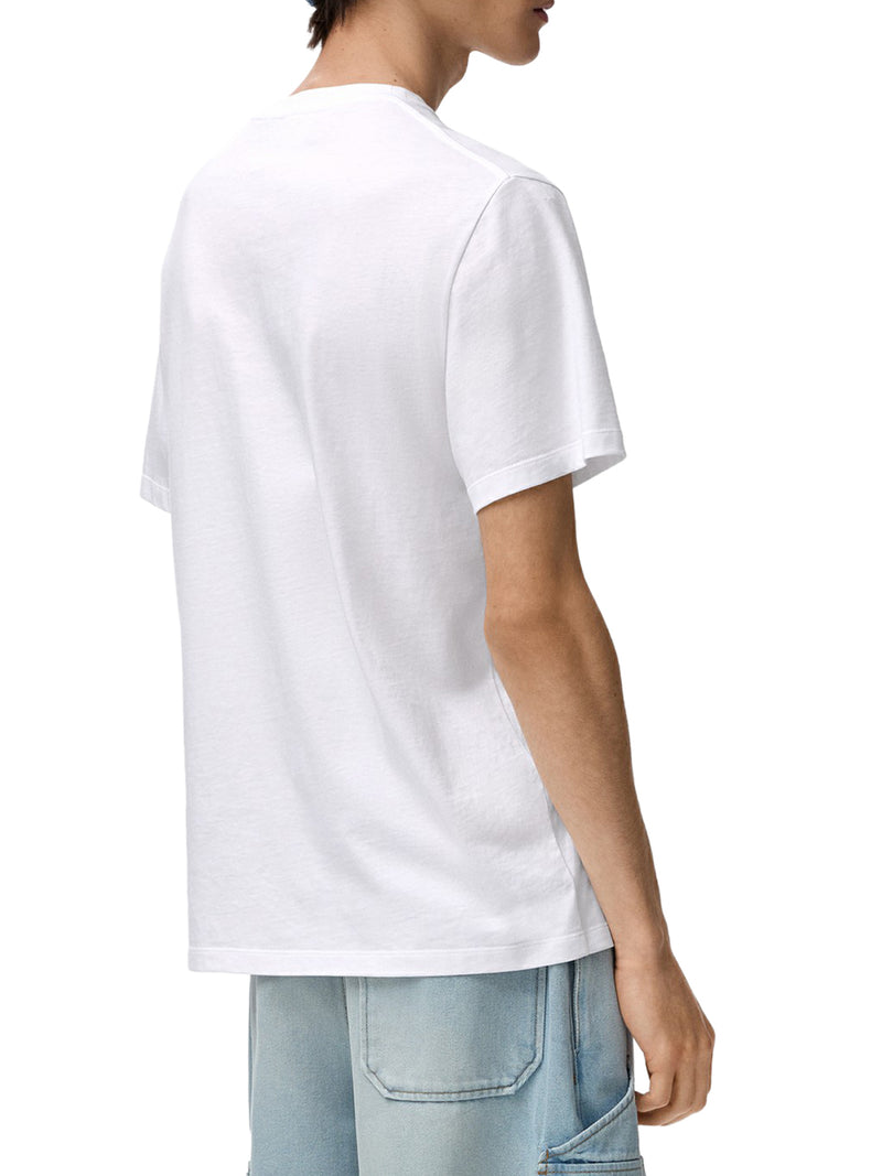 T-SHIRT WITH ANAGRAM EMBROIDERY
