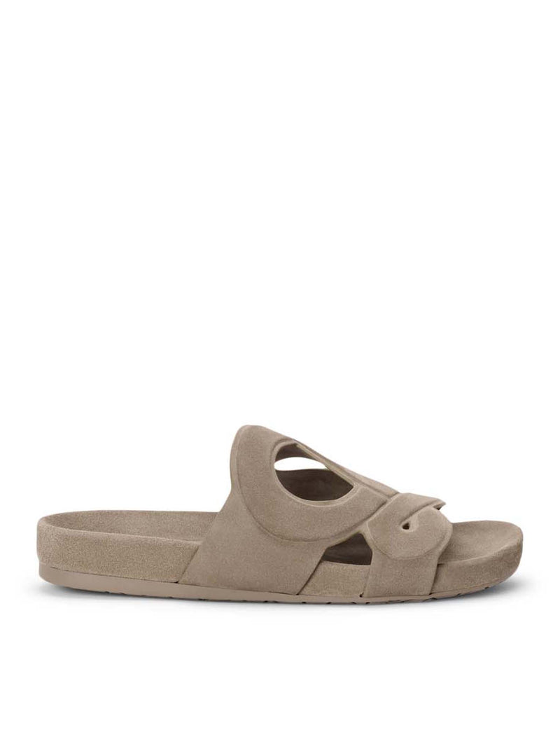 SLIDE EASE MONOGRAM IN SUEDE