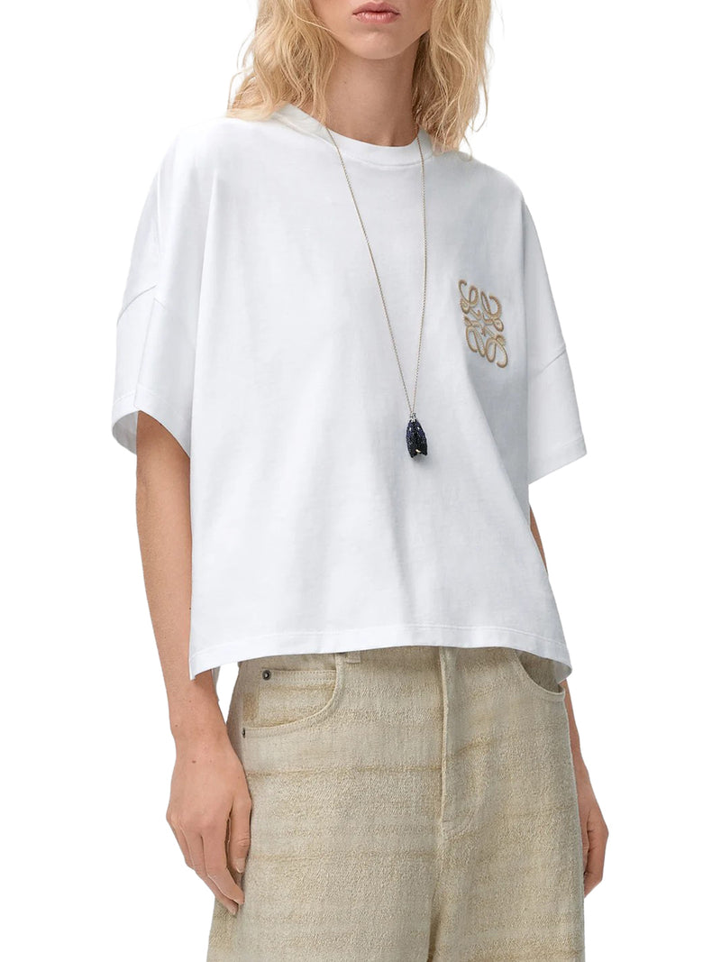 COTTON T-SHIRT WITH A BOXY FIT
