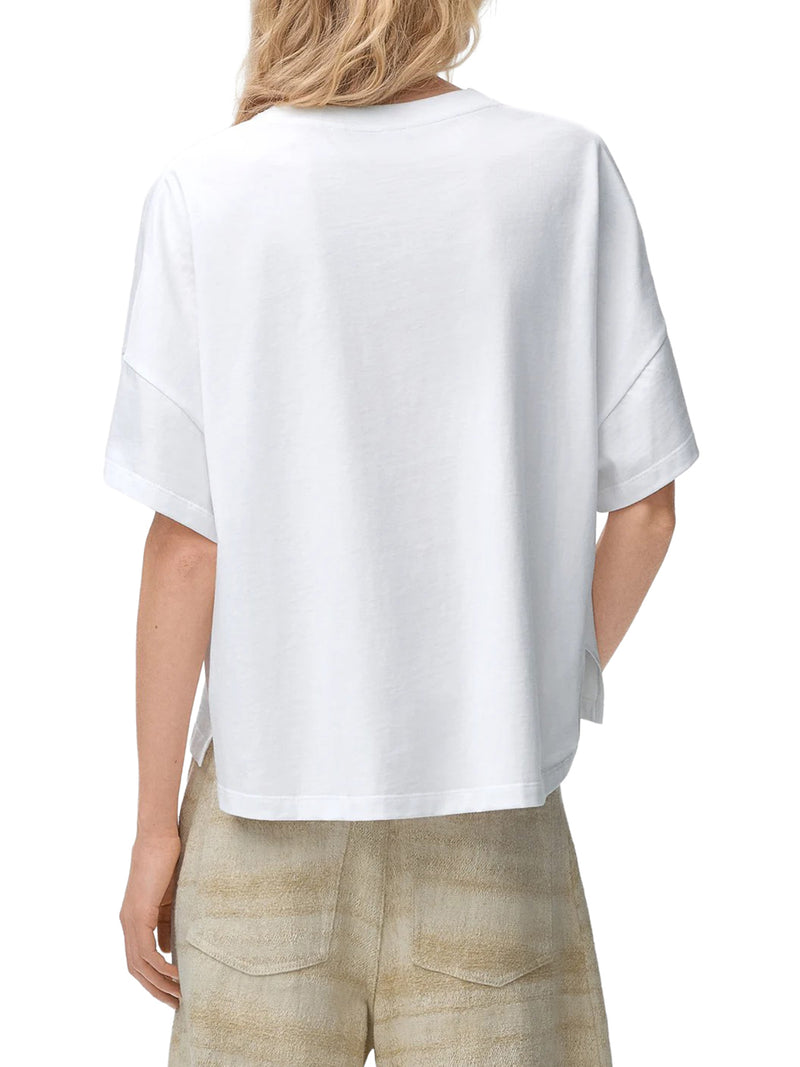 COTTON T-SHIRT WITH A BOXY FIT