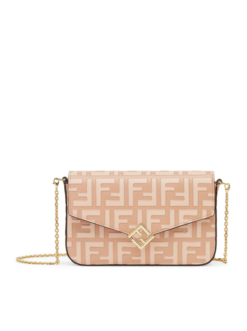 TWO-TONE FF LEATHER WALLET