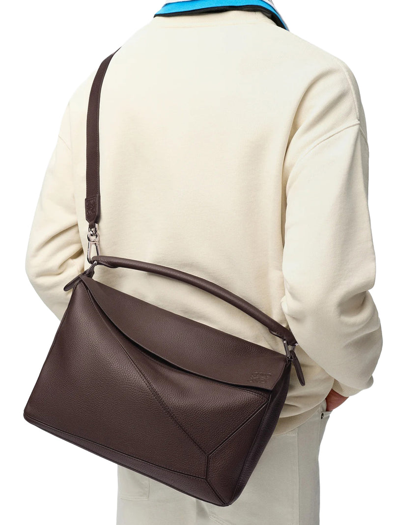 LARGE PUZZLE BAG IN SOFT CALFSKIN