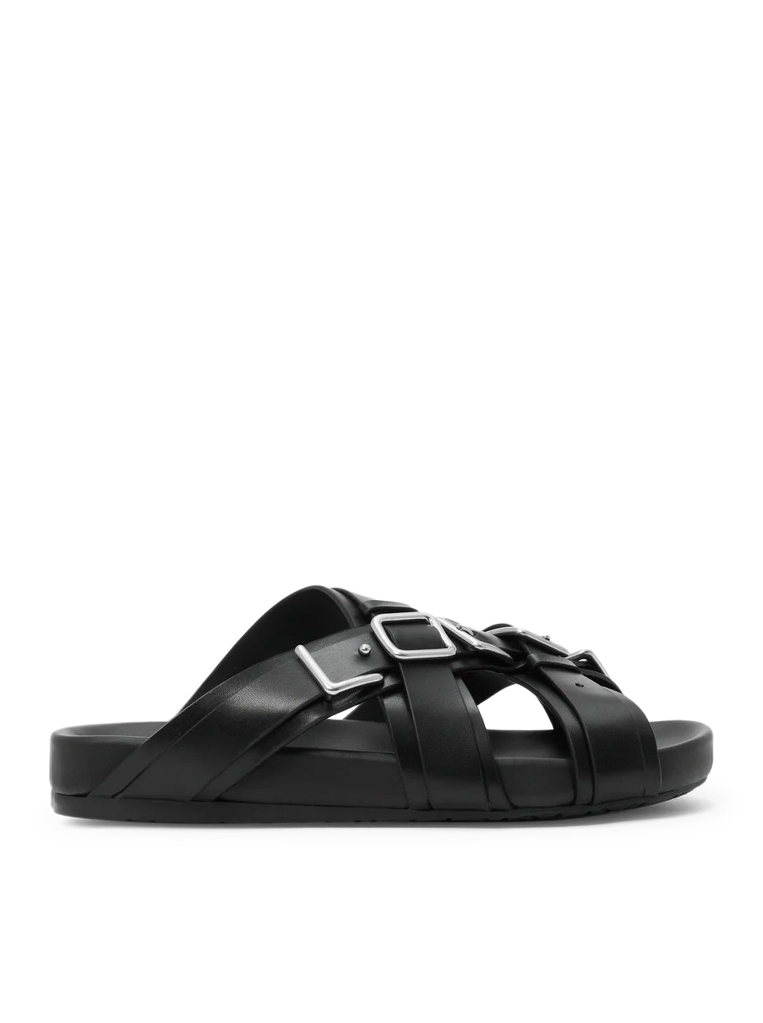 TYPE SANDALS WITH VEGETABLE-TANNED CALFSKIN FOOTBED