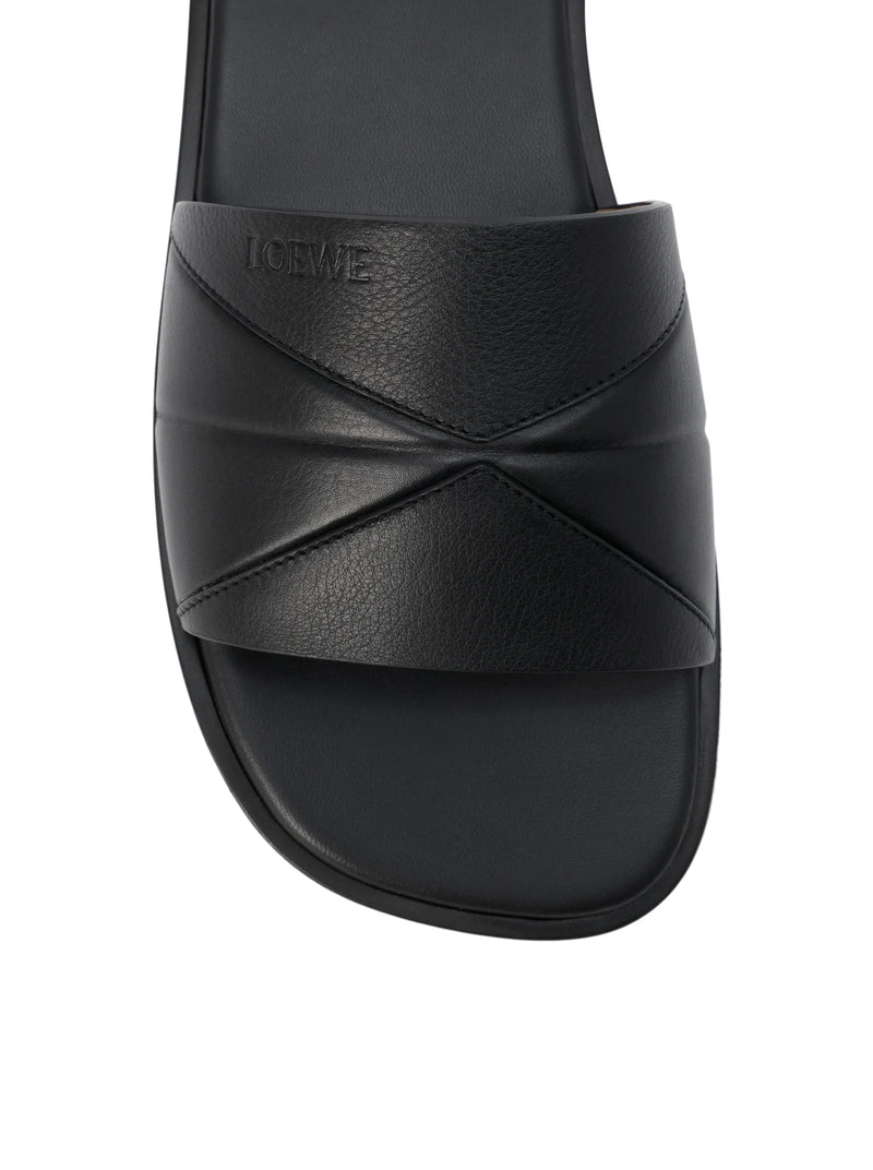 ORIGAMI SLIDES IN SOFT CALFSKIN