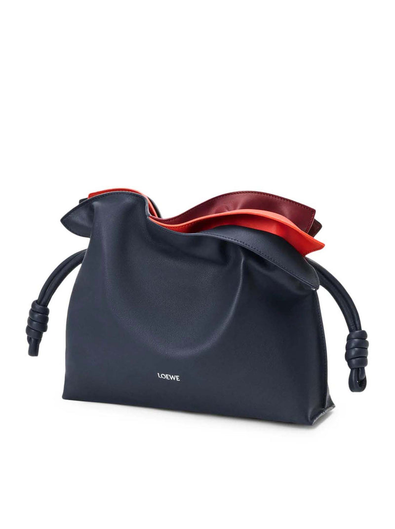 MEDIUM LAYERED FLAMENCO CLUTCH IN NAPPA CALFSKIN