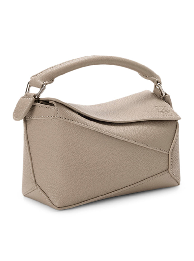 PUZZLE EDGE MINI BAG IN GRENADE LEATHER