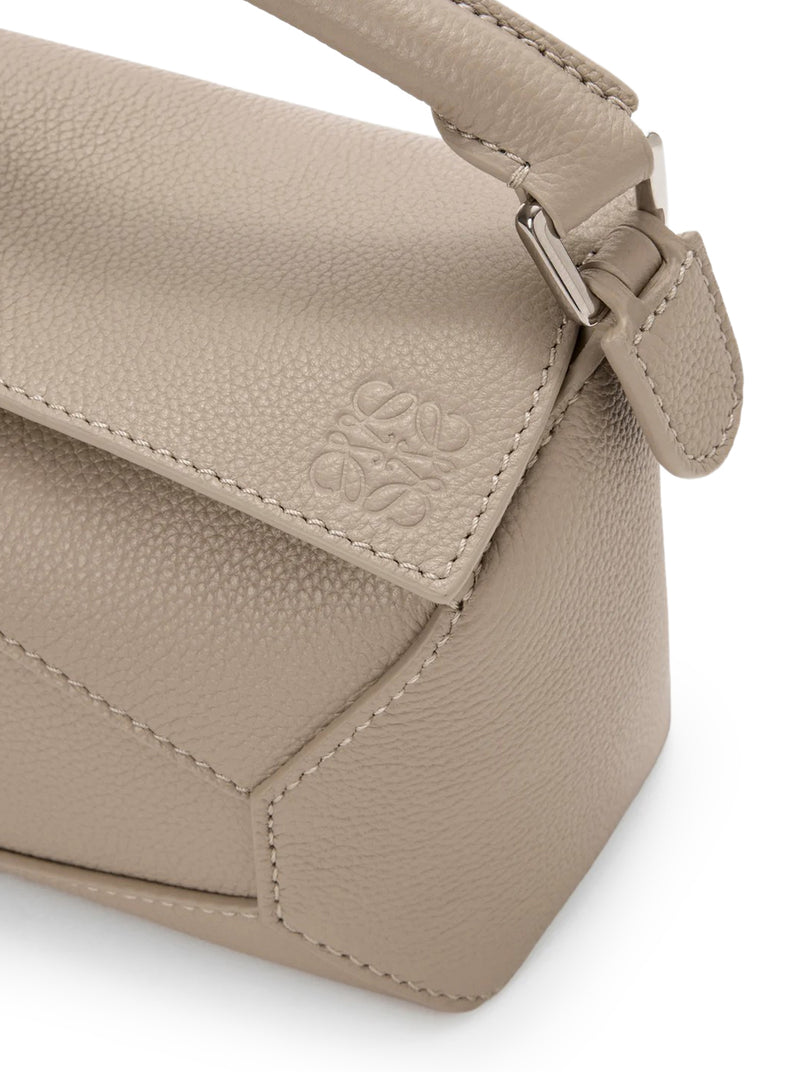 PUZZLE EDGE MINI BAG IN GRENADE LEATHER