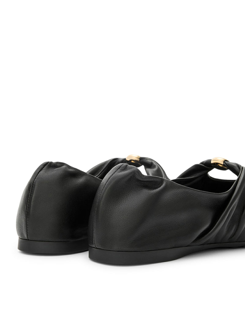 PEBBLE BALLERINAS IN LAMBSKIN NAPPA