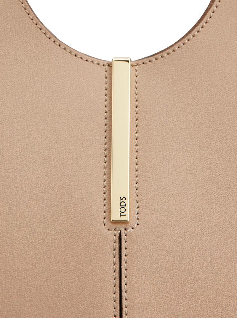 MINI LEATHER TOTE SHOPPING BAG