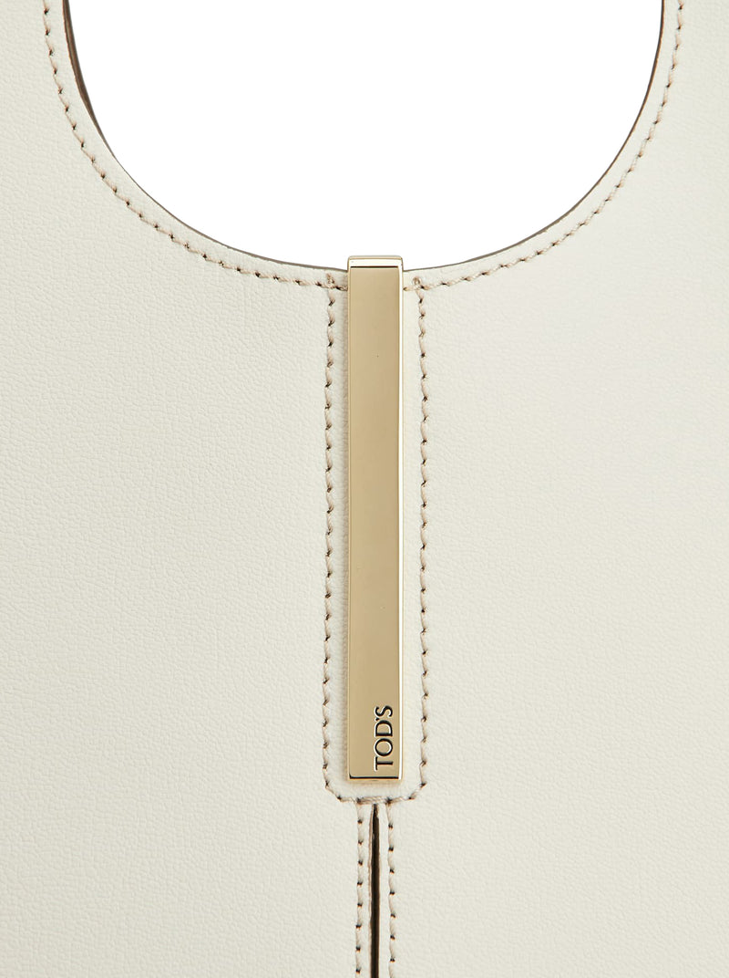 MINI LEATHER TOTE SHOPPING BAG