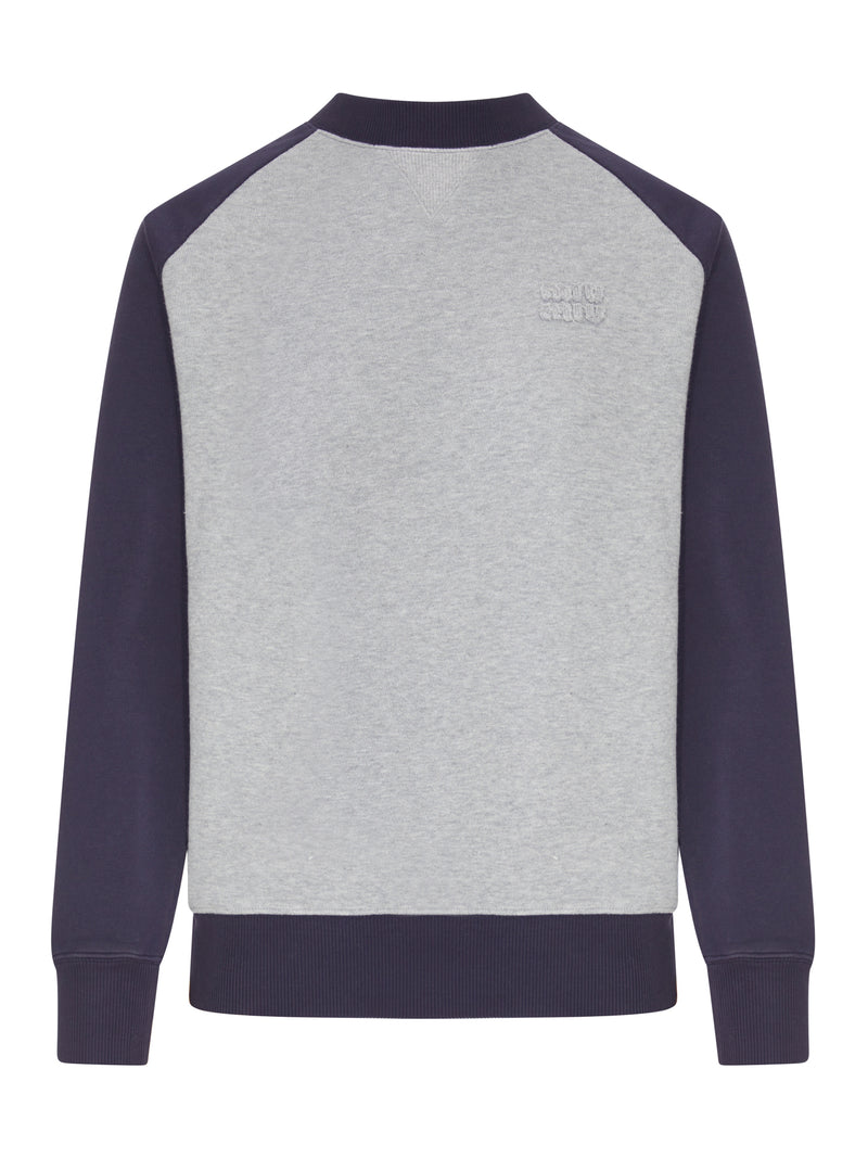 TWO-TONE SWEATSHIRT WITH LOGO