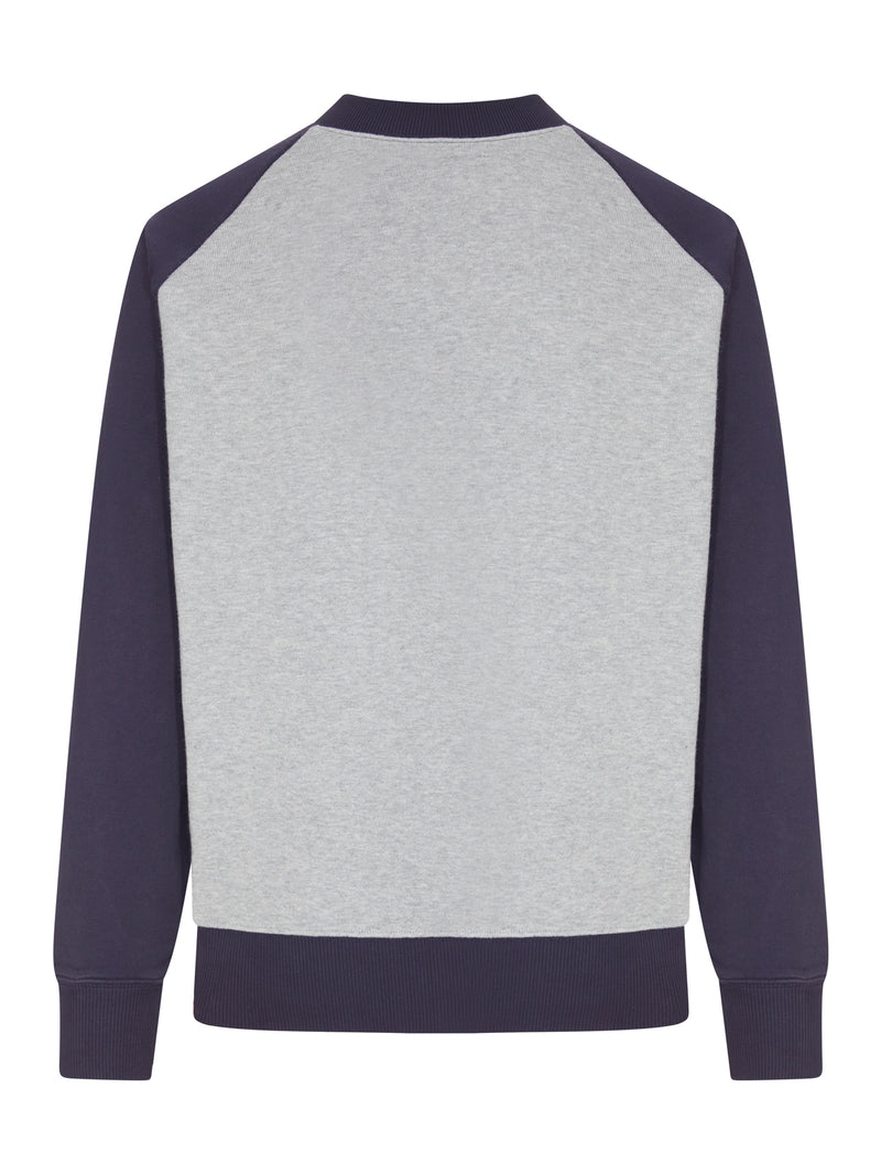 TWO-TONE SWEATSHIRT WITH LOGO