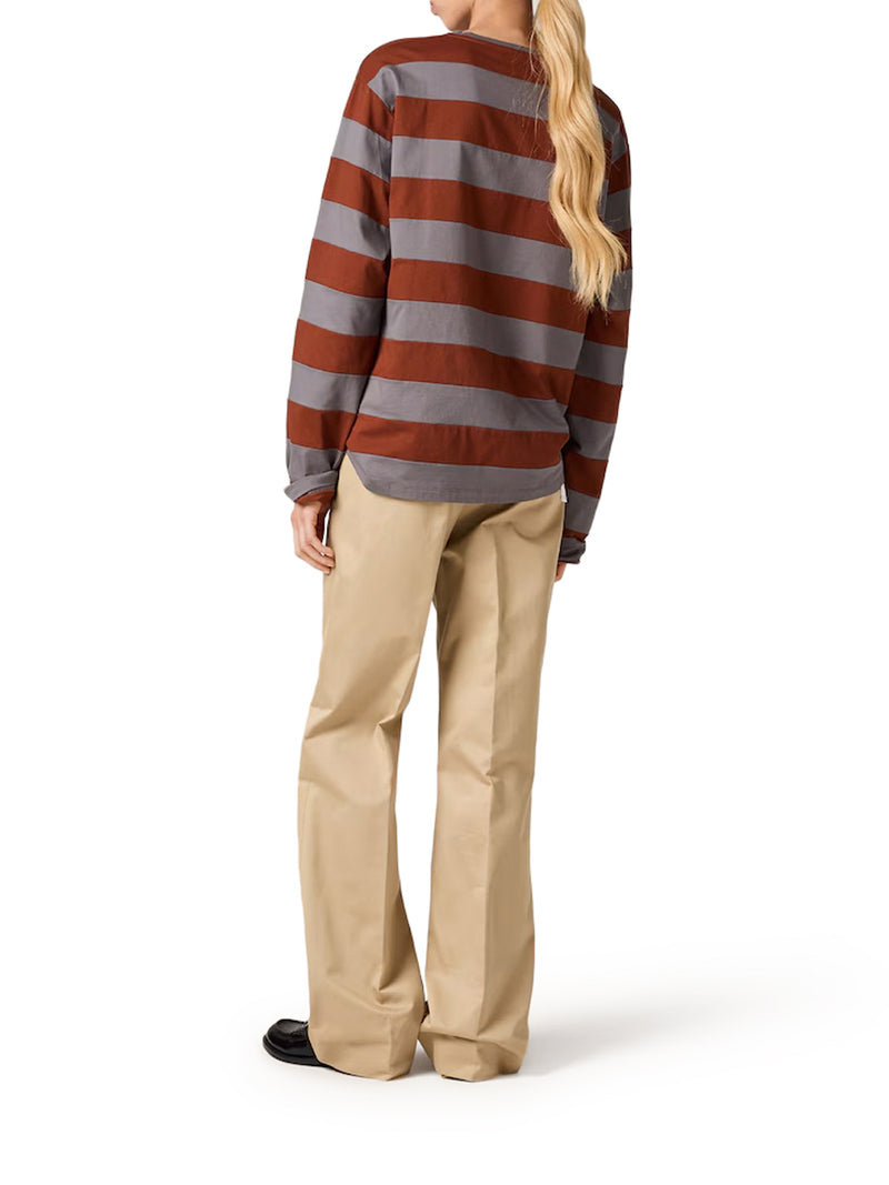 STRIPED JERSEY T-SHIRT