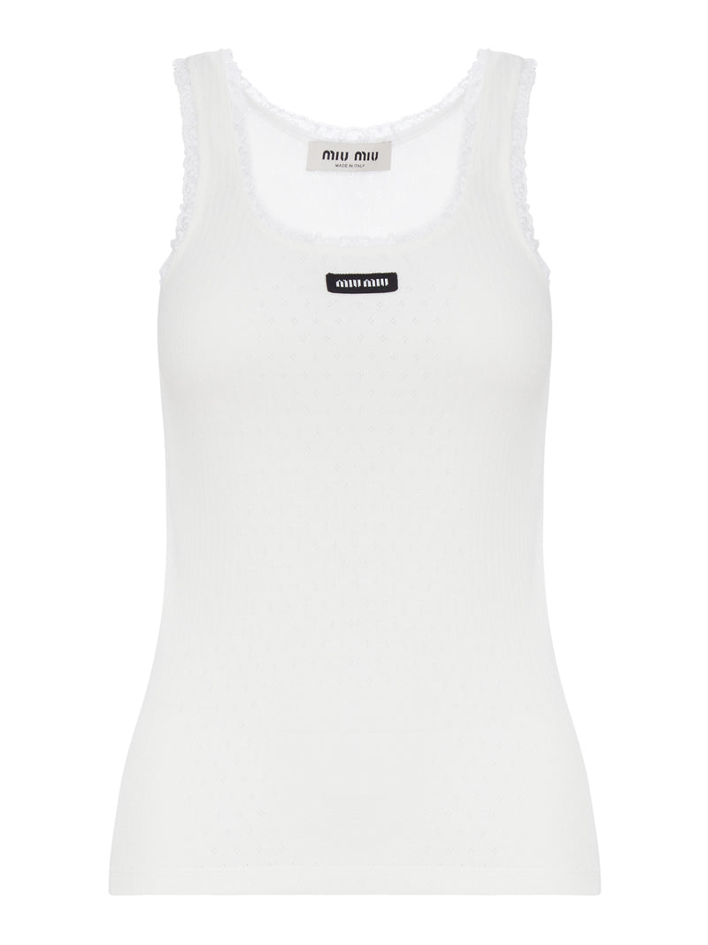 GARMENT-DYED COTTON TOP