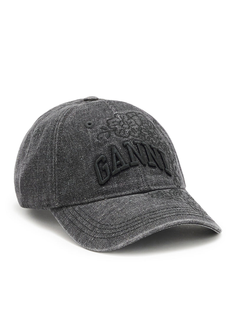 EMBROIDERED DENIM CAP