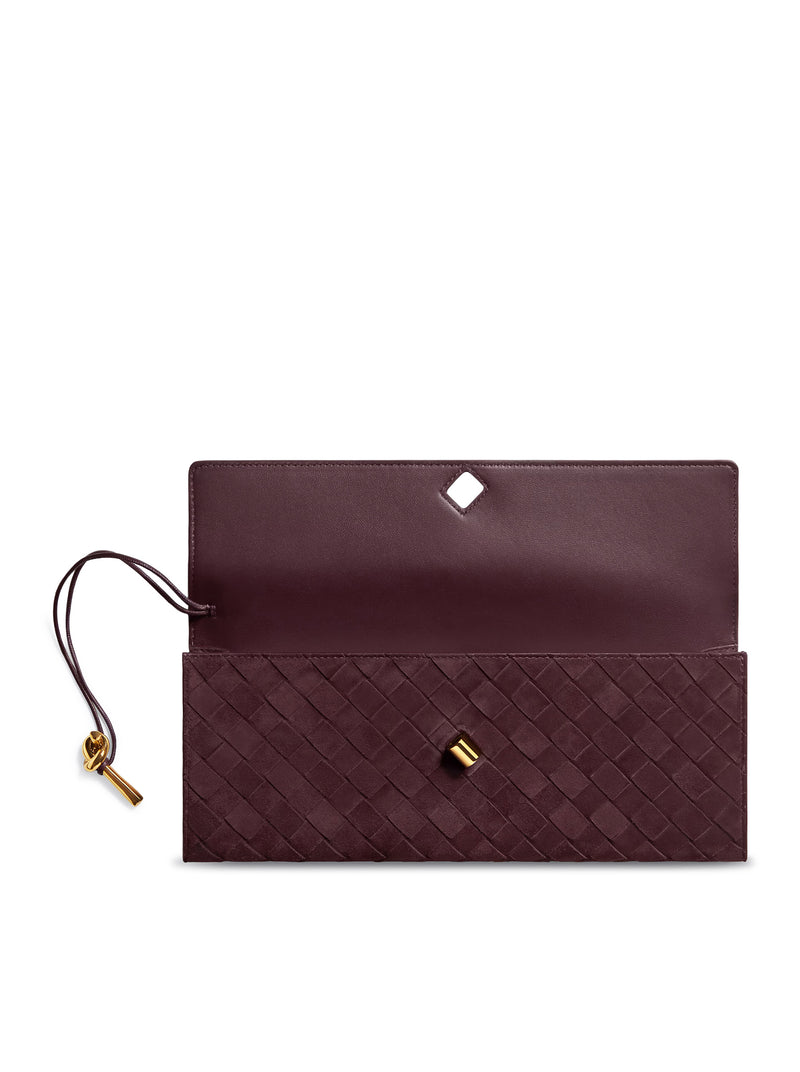 LET`S GO SUEDE CLUTCH