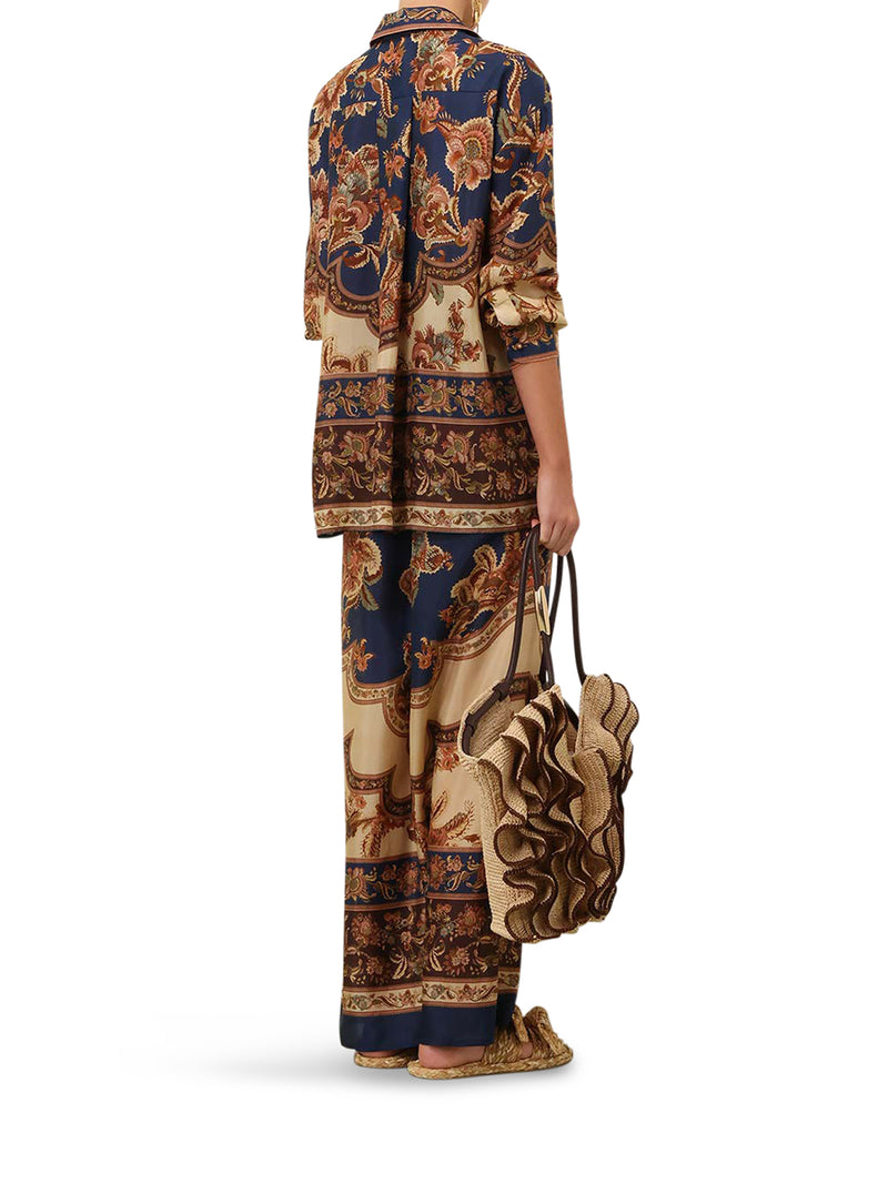 ASTER PRINTED SILK SHIRT