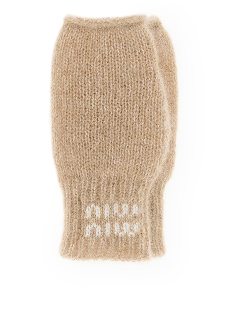 STRETCH MOHAIR BLEND GLOVES