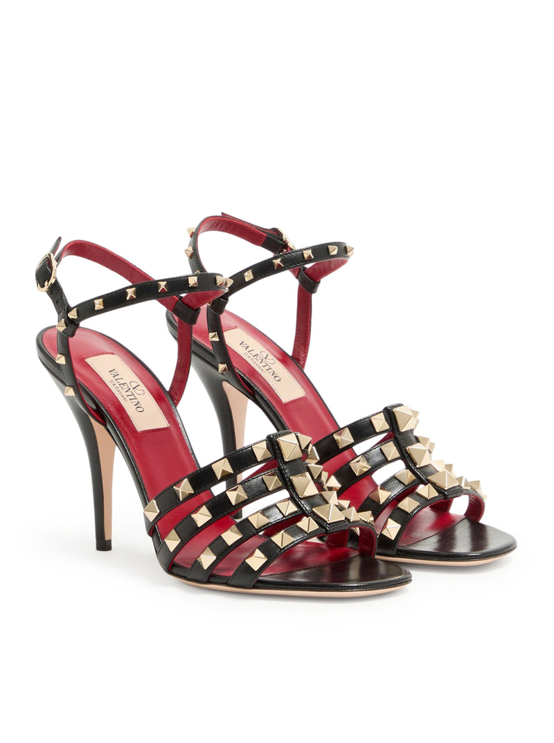 100MM ROCKSTUD KIDSKIN SANDAL