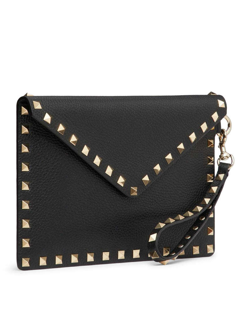 ROCKSTUD POUCH IN CALFSKIN