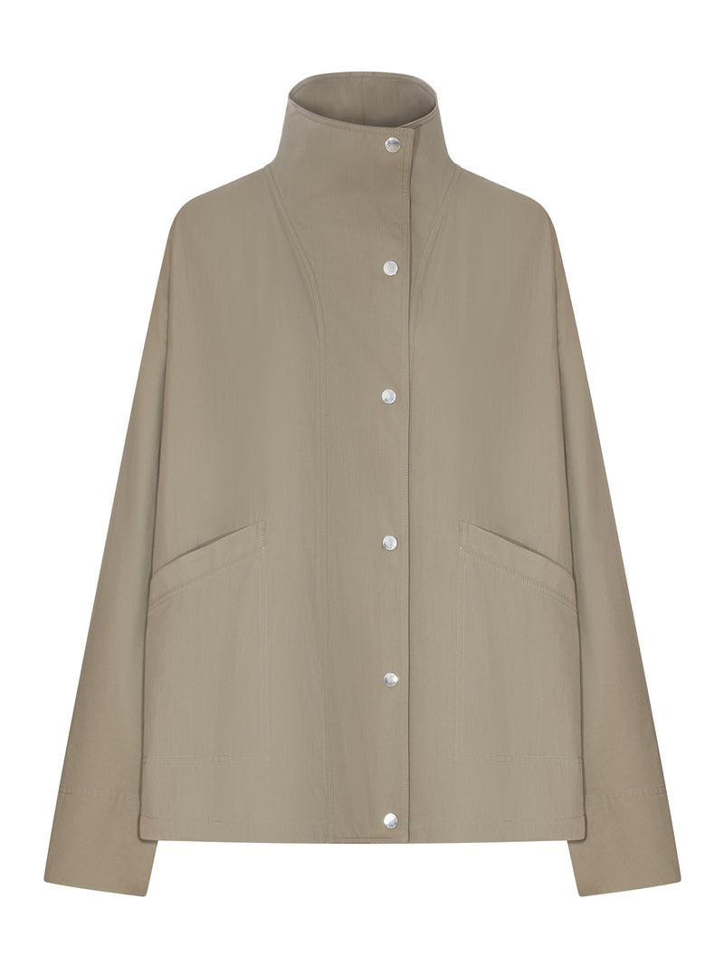 COTTON BLEND PARACHUTE JACKET