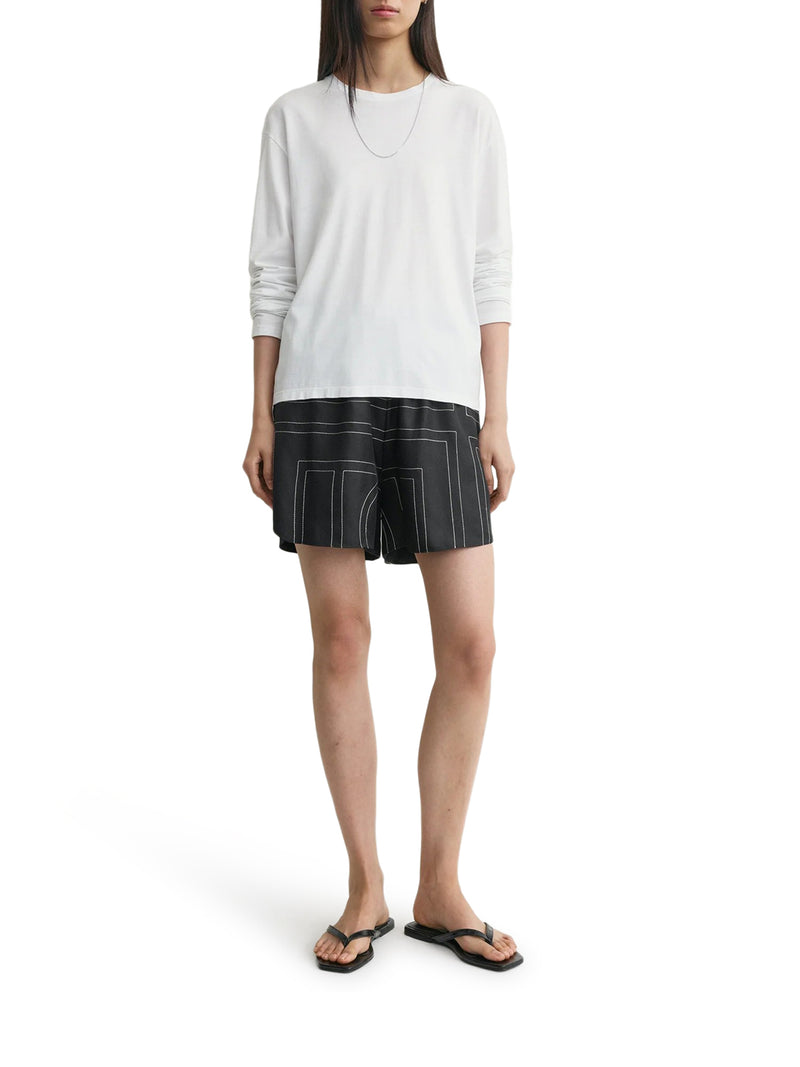 SHORTS MONOGRAM IN SETA