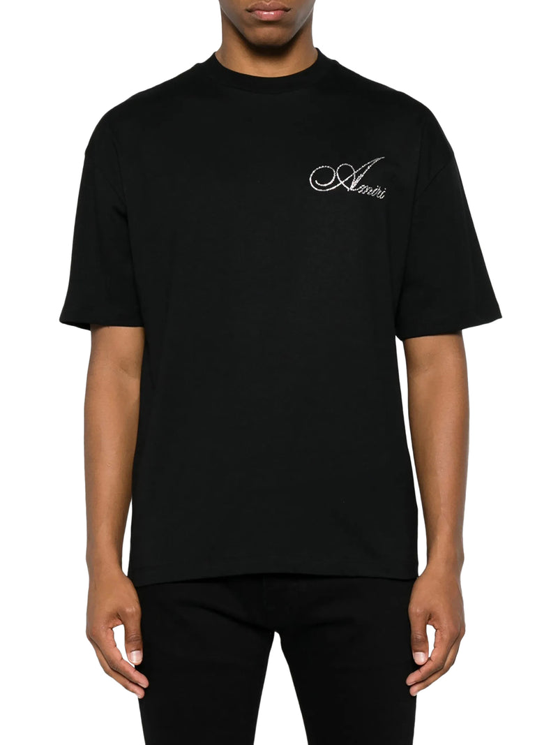 CRYSTAL LOGO COTTON T-SHIRT
