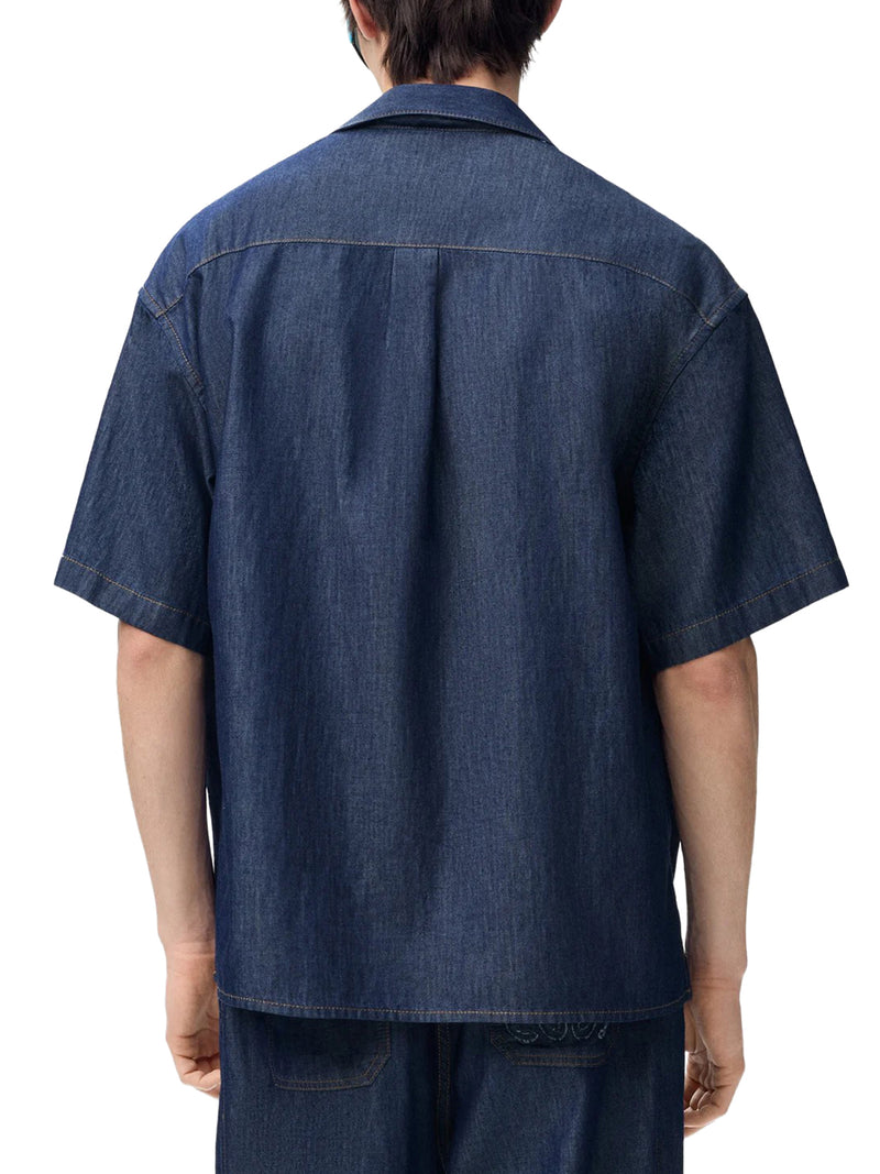 LIGHTWEIGHT COTTON CHAMBRAY SHIRT