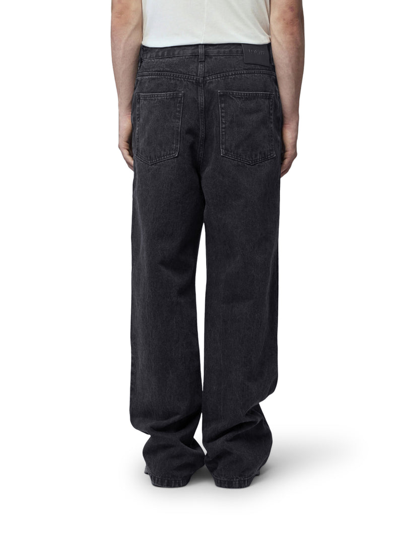BAGGY JEANS WITH ANAGRAM EMBROIDERY