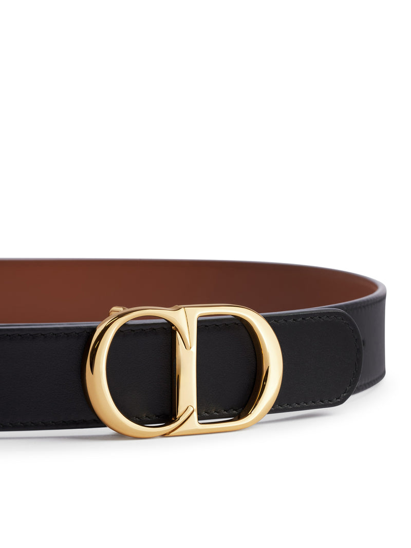 CD ICON REVERSIBLE CALFSKIN BELT