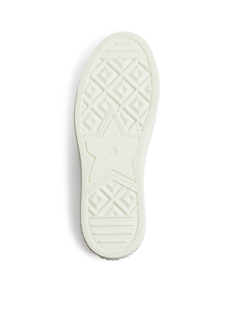 DIOR OBLIQUE BLUE WALK`N DIORIVIERA SNEAKER IN SPONGY DENIM