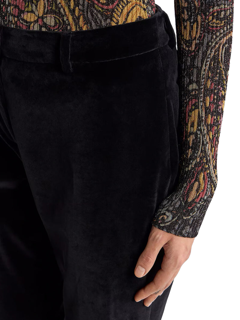 COTTON VELVET TROUSERS