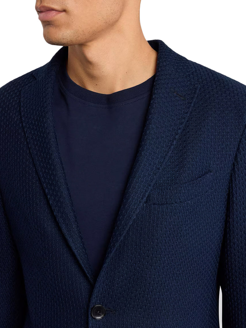 TEXTURED JERSEY JACKET