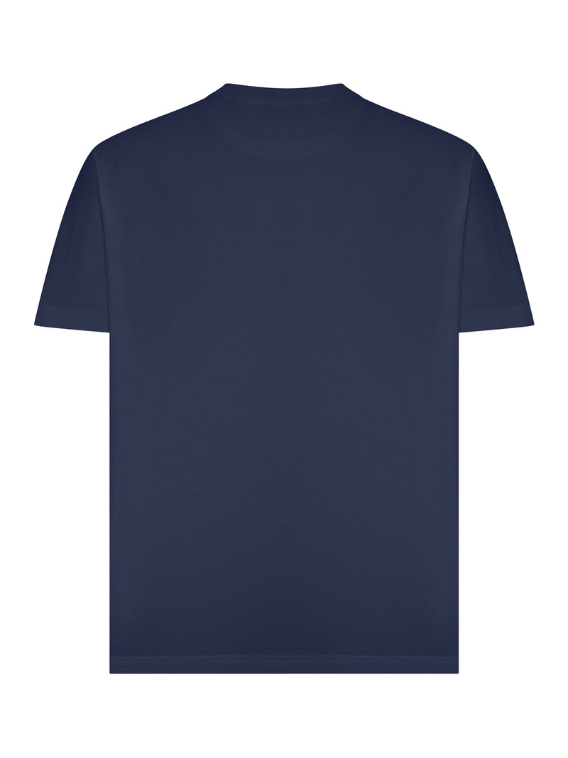 ROME COTTON T-SHIRT WITH EMBROIDERED LOGO
