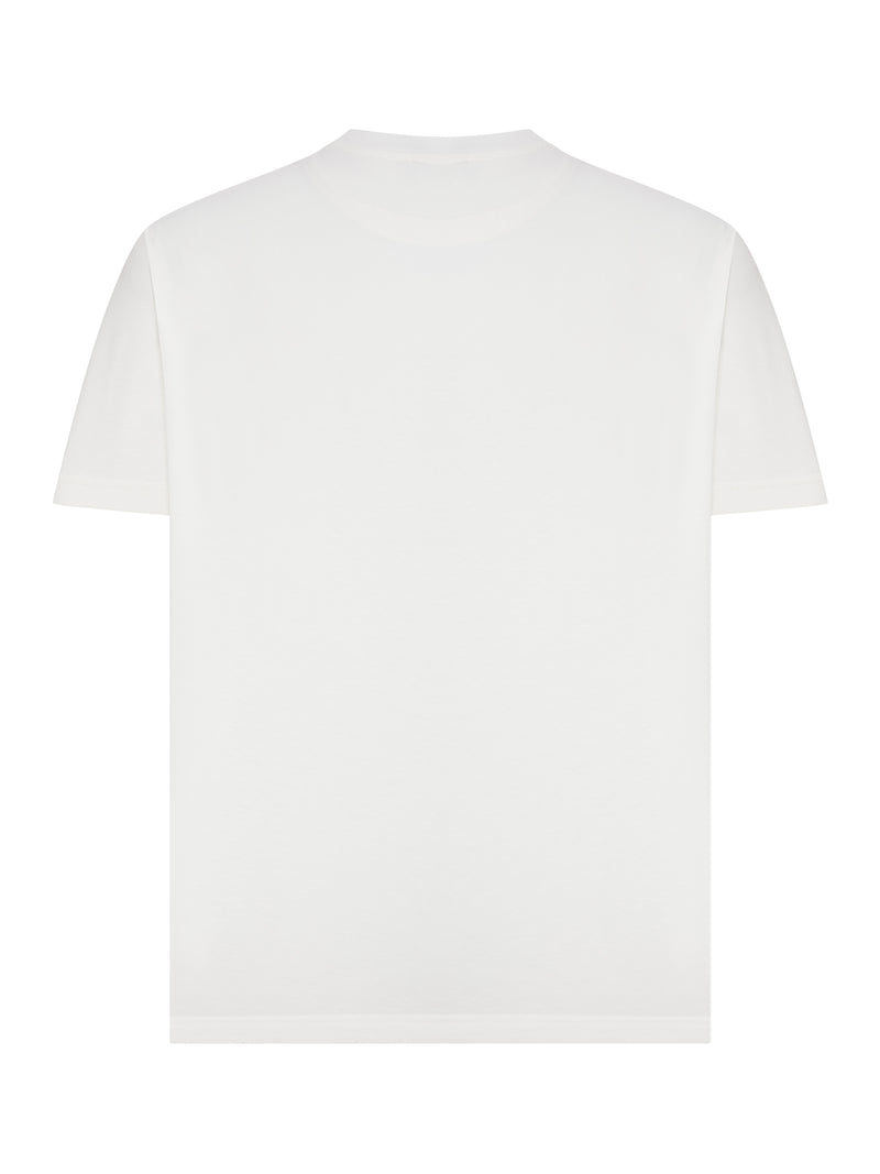 ROME COTTON T-SHIRT WITH EMBROIDERED LOGO