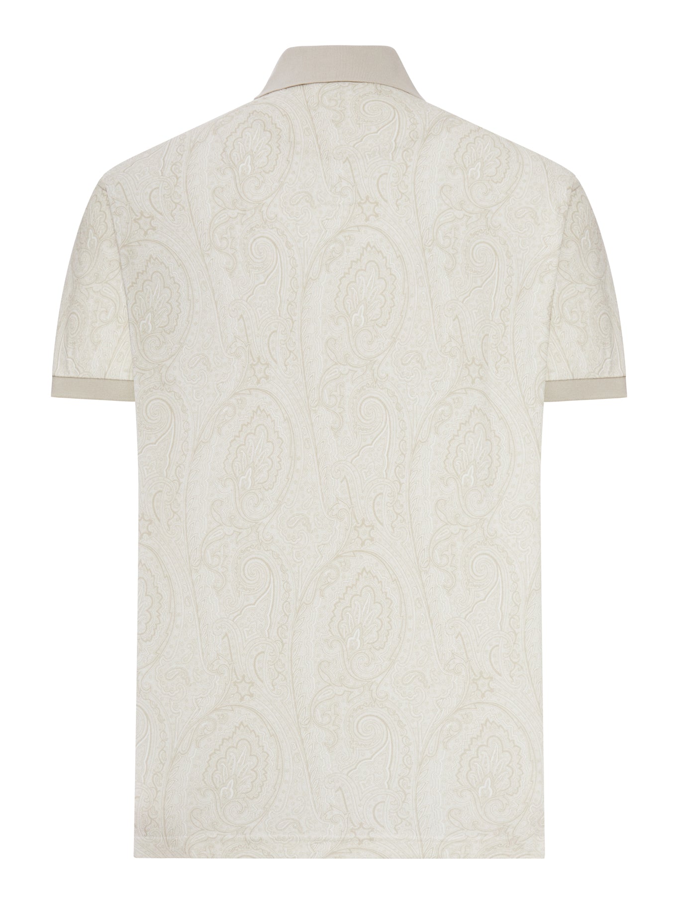 COTTON POLO SHIRT WITH ARNICA PATTERN