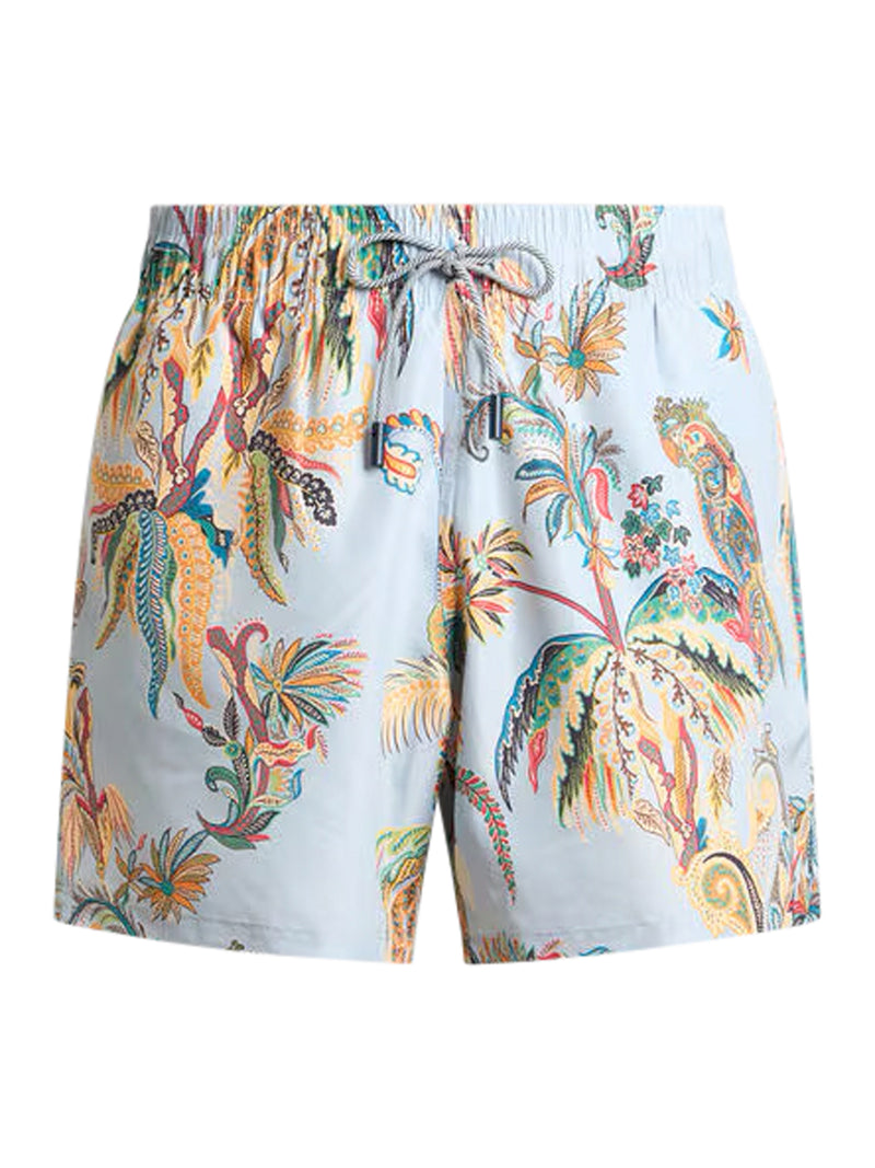 SWIMSUIT WITH PLACED PRINT